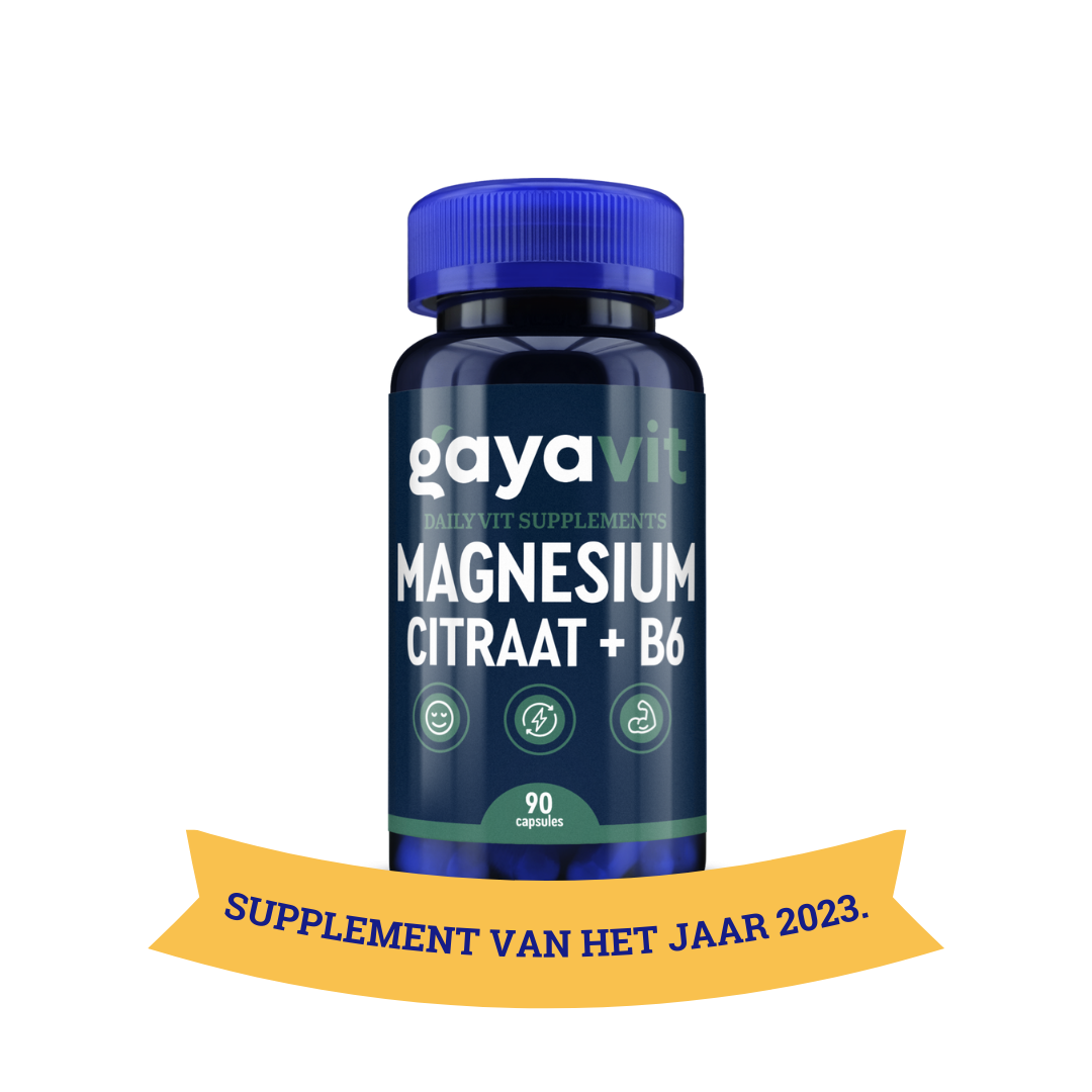 Kneden fiets Persoonlijk Magnesium Citraat + Vitamine B6 - 90 capsules